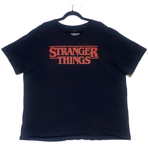 Netflix Stranger Things T-Shirt Men's Size 3XL Black Short Sleeves - Picture 7 of 7